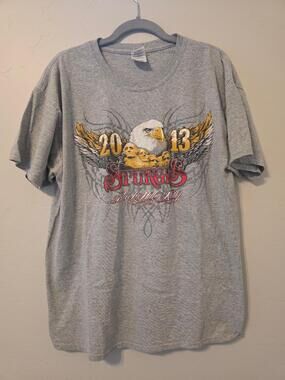 Sturgis Black Hills Rally Shirt 2013 Biker Graphic Tee Y2K Grunge L